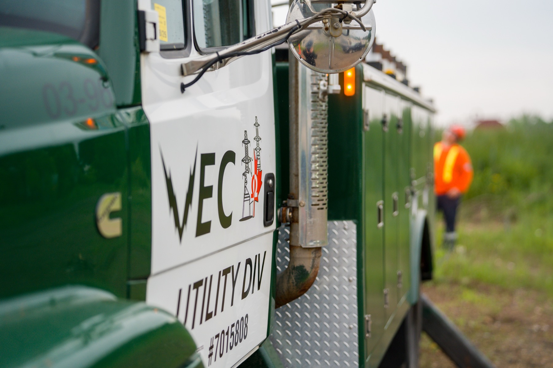 Veteran Electric utility division truck detail