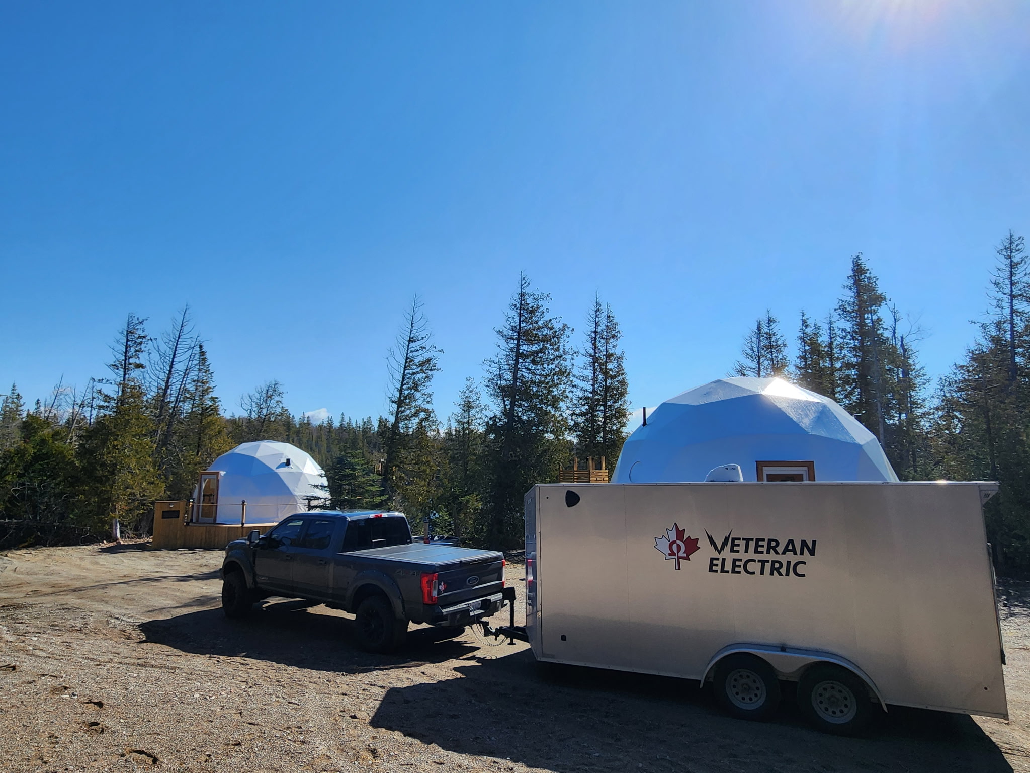 Veteran Electric shop and service trailer